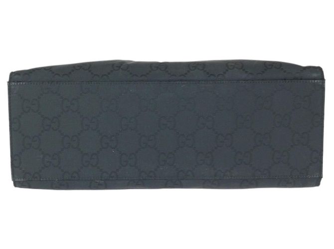 Gucci Bamboo Nylon GG Tote Bag Schwarz - Ansicht 10