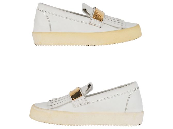 Giuseppe Zanotti Bianco Birel Metall Slip-on - Ansicht 3