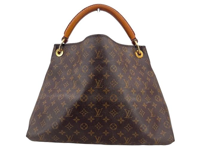 Stofftasche Artsy Louis Vuitton Braun - Ansicht 3