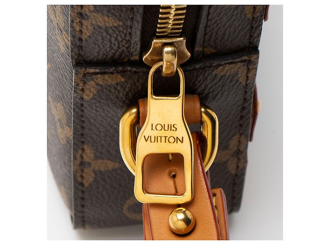 Pochette Soft Trunk Studded in Tela Monogram Louis Vuitton Marrone - vista 9