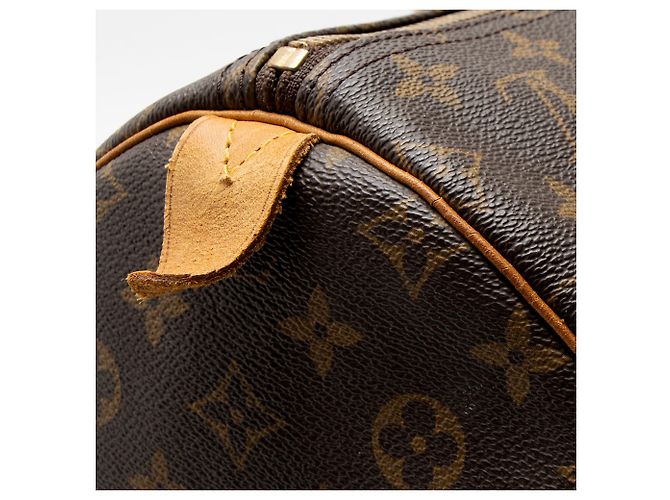Vintage Monogram Canvas Keepall 55 Duffle von Louis Vuitton Braun - Ansicht 10