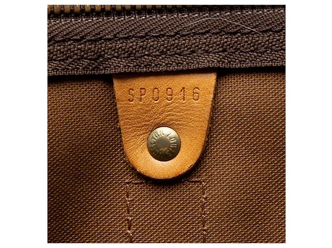 Vintage Monogram Canvas Keepall 55 Duffle von Louis Vuitton Braun - Ansicht 6