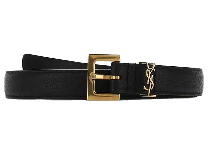Saint Laurent Monogram Logo Belt - view 4