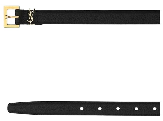 Saint Laurent Monogram Logo Belt - view 5