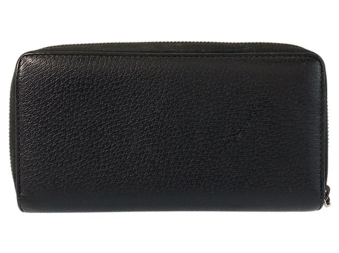 Gucci Black Leather Long Wallet - view 2