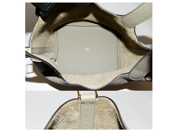 Borsa Tote Picotin Lock MM di Hermès Verde - vista 4