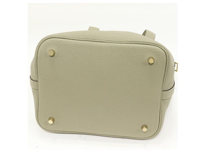 Borsa Tote Picotin Lock MM di Hermès Verde - vista 5