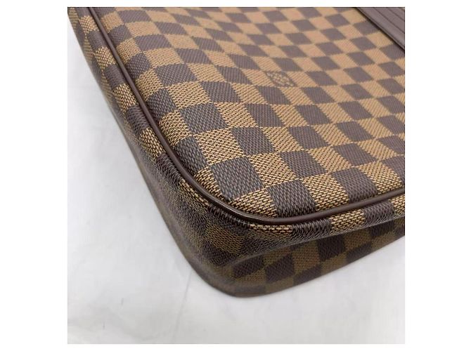 Borsa Tote Louis Vuitton Cifton Marrone a Quadri - vista 7