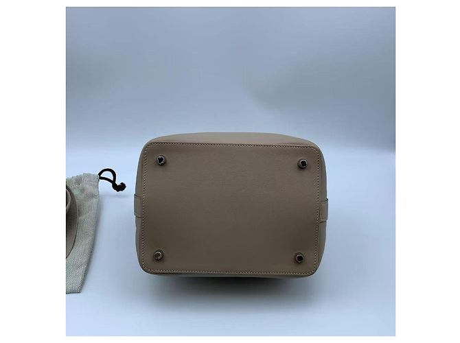 Borsa a mano Hermès Toolbox 20 Milk Box in pelle grigia Grigio - vista 5