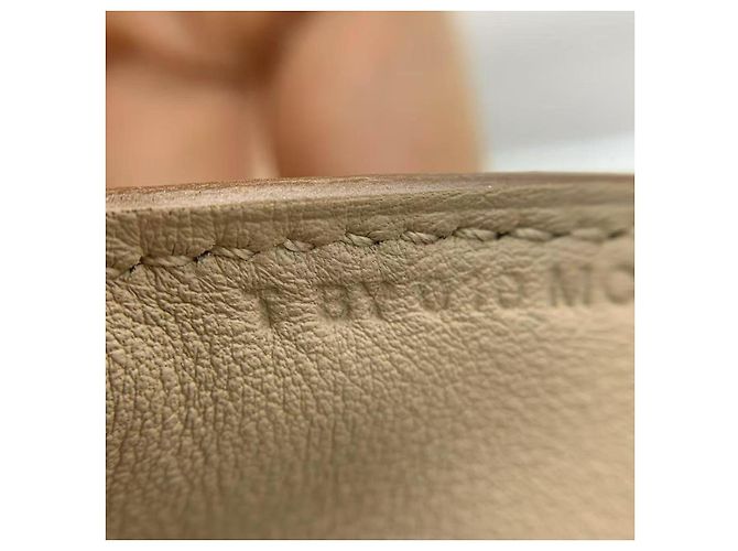 Borsa a mano Hermès Toolbox 20 Milk Box in pelle grigia Grigio - vista 7