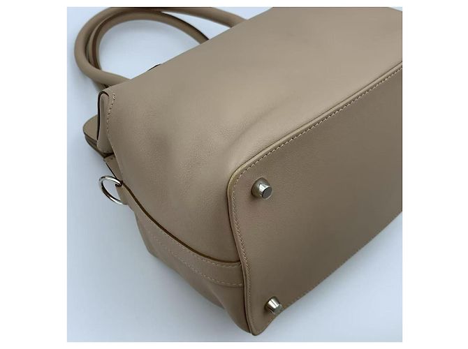 Borsa a mano Hermès Toolbox 20 Milk Box in pelle grigia Grigio - vista 9
