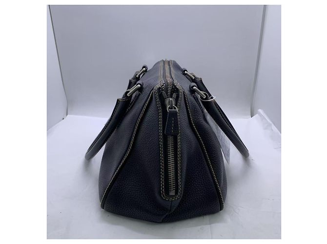 Borsa Chanel in pelle nera stile dumpling bowling Nero - vista 2