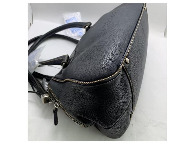Borsa Chanel in pelle nera stile dumpling bowling Nero - vista 5