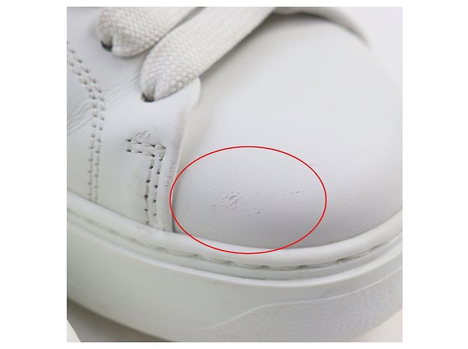 Sneakers in pelle Timeout Louis Vuitton Bianco D'oro - vista 11