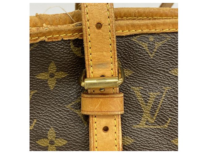 Louis Vuitton Monogram Bucket GM Tote Bag Braun - Ansicht 11
