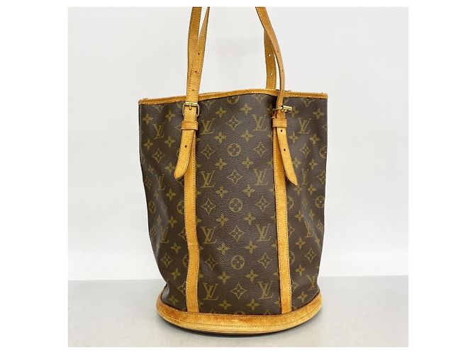 Louis Vuitton Monogram Bucket GM Tote Bag Braun - Ansicht 12