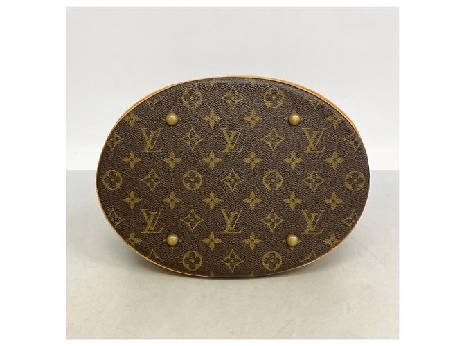 Louis Vuitton Monogram Bucket GM Tote Bag Braun - Ansicht 3