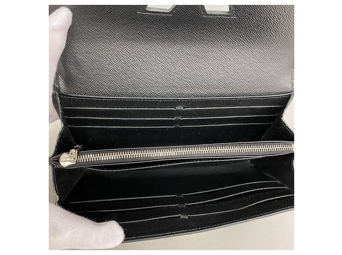 Cartera Larga Twist de Cuero Epi Louis Vuitton Negro - vista 3