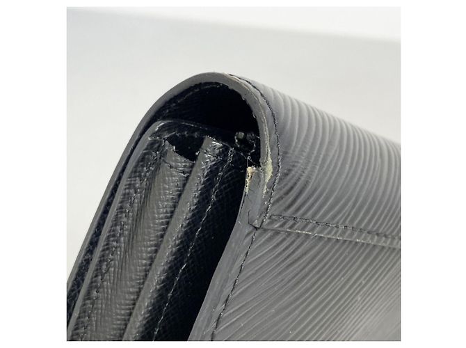 Cartera Larga Twist de Cuero Epi Louis Vuitton Negro - vista 5