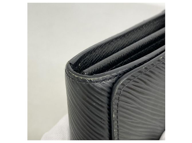Cartera Larga Twist de Cuero Epi Louis Vuitton Negro - vista 6
