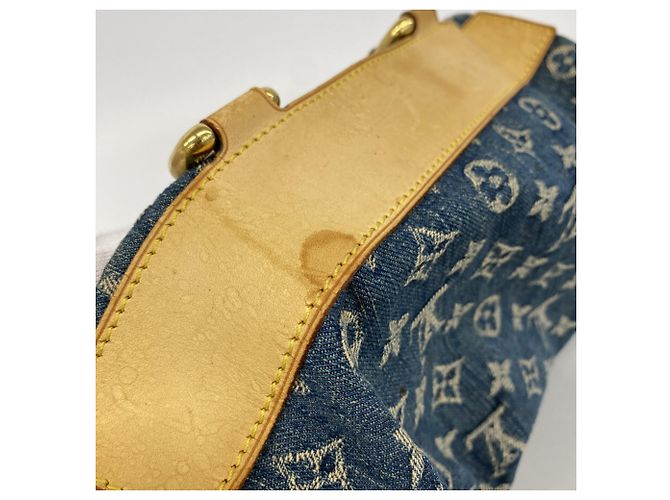 Borsa a mano Neo Speedy in denim Monogram Louis Vuitton Blu - vista 10