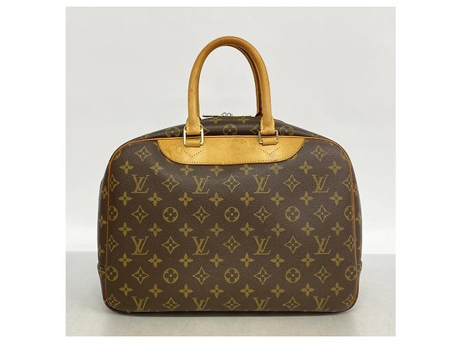 Borsa Deauville Monogram Louis Vuitton Marrone - vista 11
