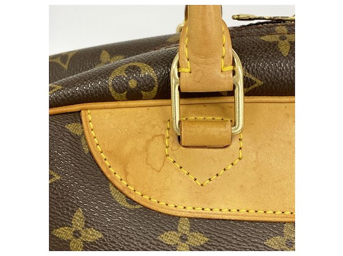 Borsa Deauville Monogram Louis Vuitton Marrone - vista 9