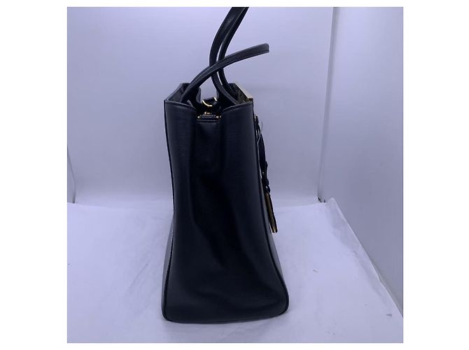 Fendi 2 Days Handtasche Schwarz Leder - Ansicht 6