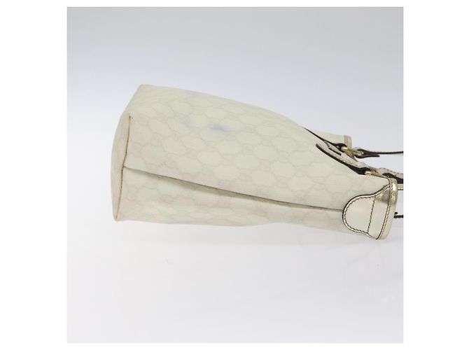 Gucci Vintage Tote aus GG-Canvas Weiß - Ansicht 3