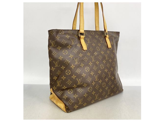 Borsa Tote Cabas Mezzo Monogram Louis Vuitton Marrone - vista 2