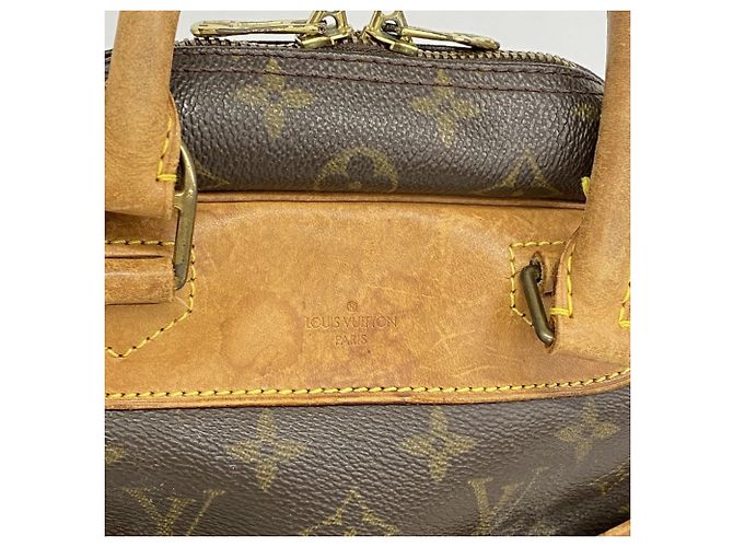 Borsa Deauville Monogram Louis Vuitton Marrone - vista 10