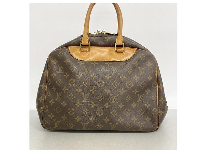 Borsa Deauville Monogram Louis Vuitton Marrone - vista 12