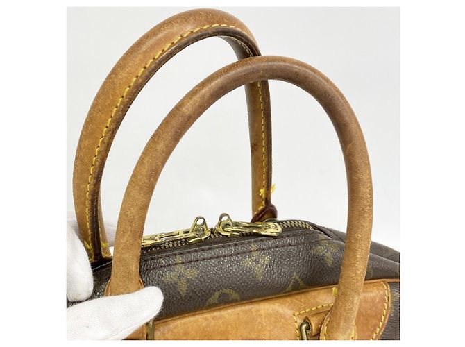 Borsa Deauville Monogram Louis Vuitton Marrone - vista 9