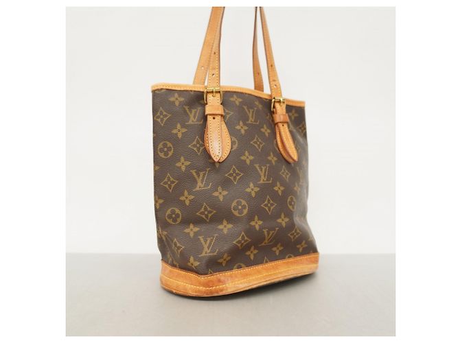 Borsa Tote Bucket PM Monogram Louis Vuitton Marrone - vista 2