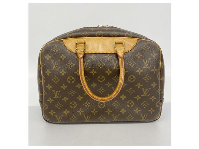 Louis Vuitton Monogram Deauville Handbag Brown - view 11
