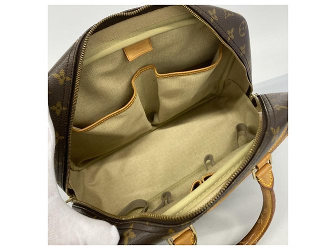 Louis Vuitton Monogram Deauville Handbag Brown - view 4