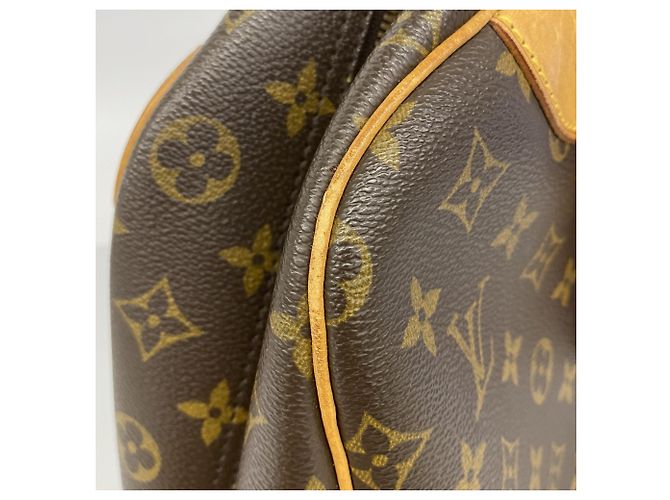 Louis Vuitton Monogram Deauville Handbag Brown - view 6