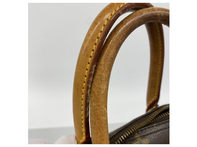 Louis Vuitton Monogram Deauville Handbag Brown - view 8