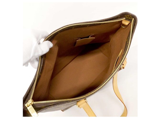 Bolsa Tote Cabas Mezzo Monogram da Louis Vuitton Marrom - vista 4