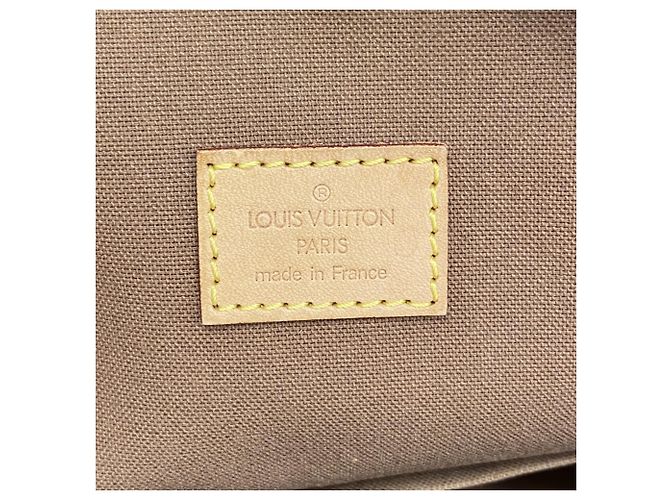 Borsa a mano orizzontale Lockit Monogram Louis Vuitton Marrone - vista 5