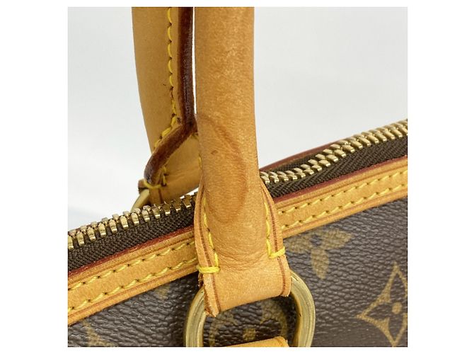 Borsa a mano orizzontale Lockit Monogram Louis Vuitton Marrone - vista 8