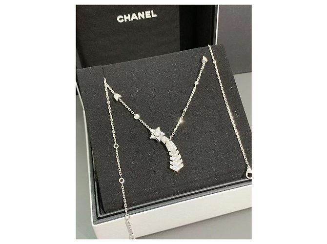 Chanel Collana Cometa in Platino con Diamanti Argento - vista 2