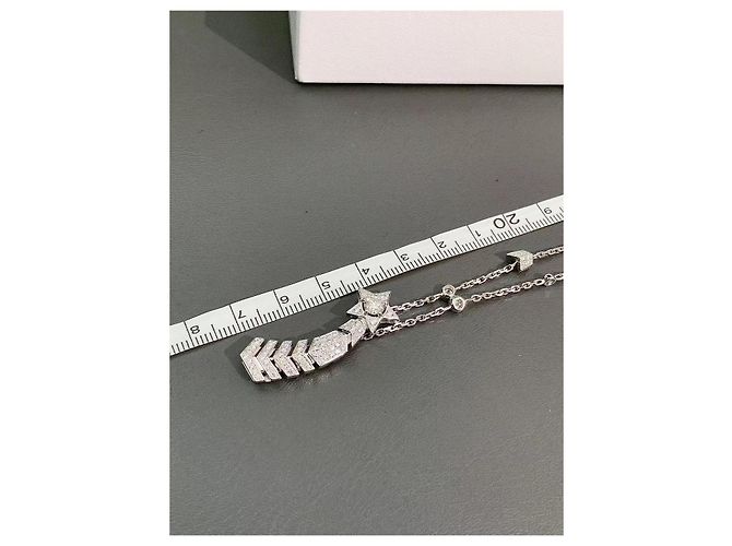 Chanel Collana Cometa in Platino con Diamanti Argento - vista 4