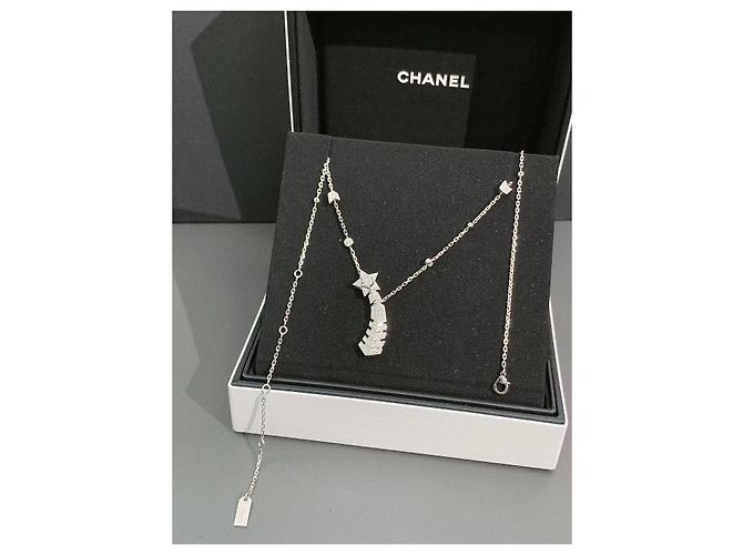 Chanel Collana Cometa in Platino con Diamanti Argento - vista 5