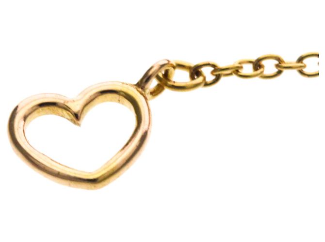 Autre Marque Ponte Vecchio 18K Roségold Diamant Anhänger Halskette Golden - Ansicht 12
