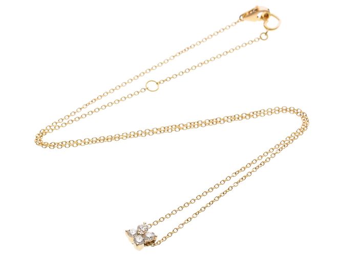 Autre Marque Ponte Vecchio 18K Roségold Diamant Anhänger Halskette Golden - Ansicht 13