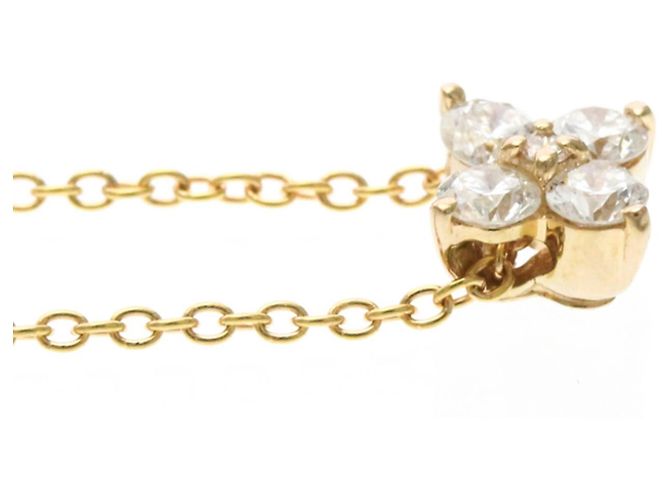 Autre Marque Ponte Vecchio 18K Roségold Diamant Anhänger Halskette Golden - Ansicht 4