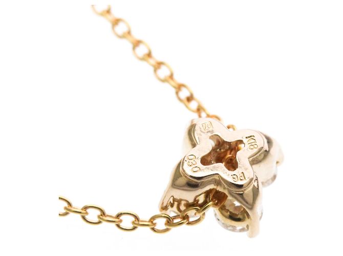 Autre Marque Ponte Vecchio 18K Roségold Diamant Anhänger Halskette Golden - Ansicht 8
