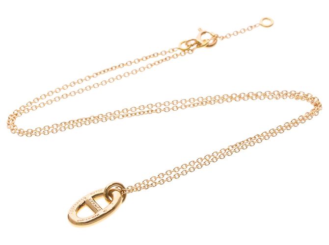 Hermès Collana Pendente Chaine d'Ancre in Oro Rosa Hermes D'oro - vista 10