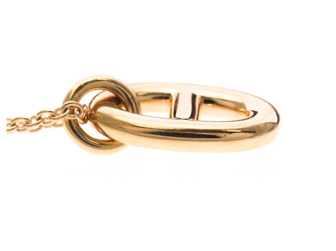 Hermès Collana Pendente Chaine d'Ancre in Oro Rosa Hermes D'oro - vista 5